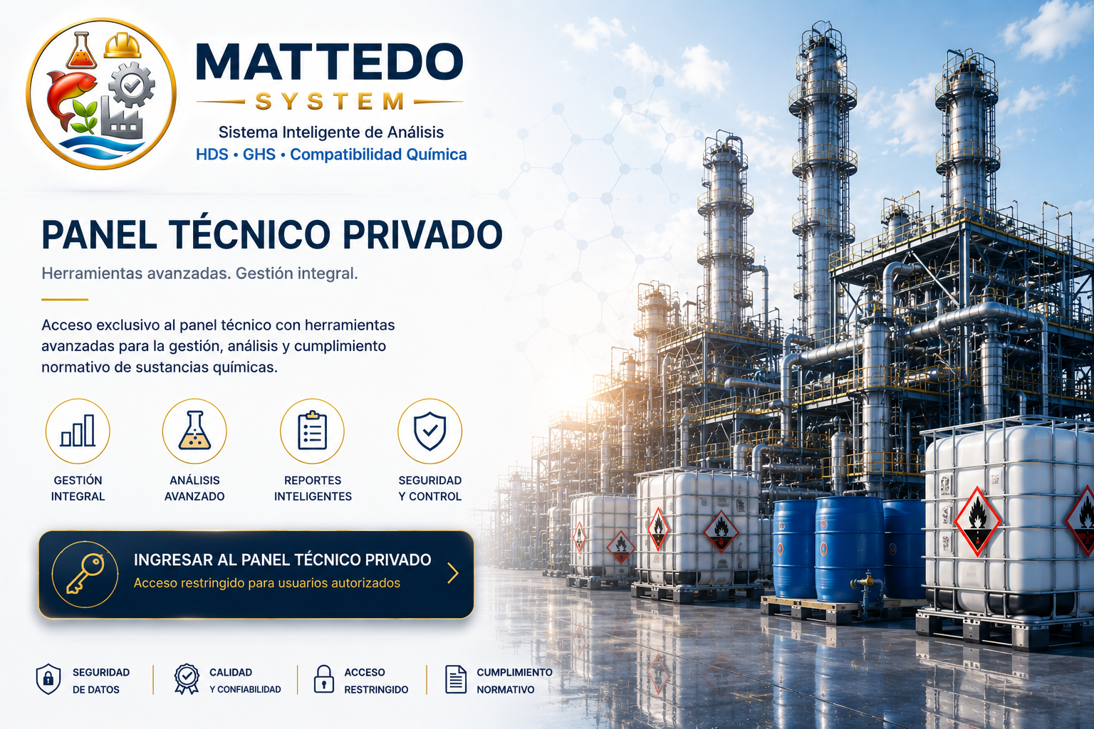 Tarjeta del panel técnico privado